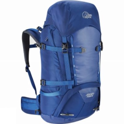 Lowe Alpine Womens Mountain Ascent ND 38-48L Rucksack Blue Print Lowe Alpine Womens Mountain Ascent ND 38-48L Rucksack Blue Print